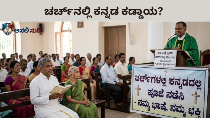 Bengaluru: ಚರ್ಚ್‌ಗಳಲ್ಲಿ ಕನ್ನಡ ಕಡ್ಡಾಯಕ್ಕೆ ಆಗ್ರಹ: ಮಾರ್ಚ್ 28ಕ್ಕೆ ಬೆಂಗಳೂರಿನ ಫ್ರೀಡಂ ಪಾರ್ಕ್‌ನಲ್ಲಿ ಬೃಹತ್ ಹೋರಾಟ