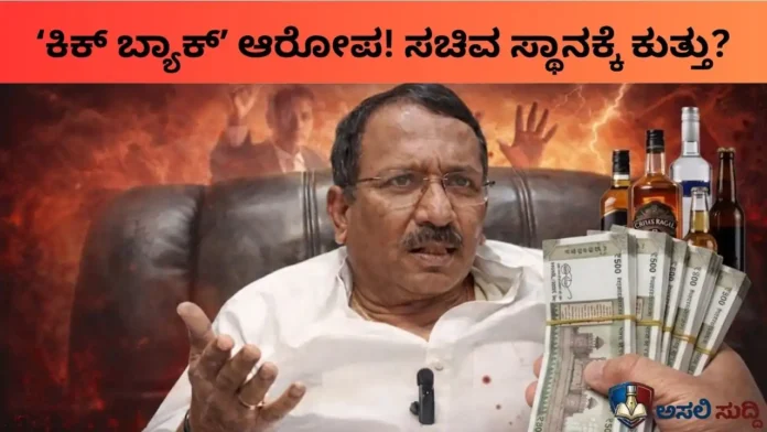 R.B. Thimmapur: ಅಬಕಾರಿ ಅಕ್ರಮದ ಉರುಳು! ಸಚಿವ ಗಾದಿಯಿಂದ ಸೀದಾ ಮನೆಗೆ? ತಿಮ್ಮಾಪುರ ಕುರ್ಚಿ ಅಲುಗಾಡಿಸಿದ ಹಗರಣ!