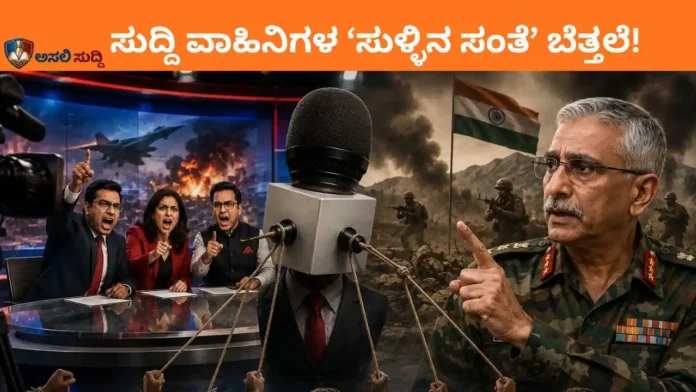 Fake News: ಸುದ್ದಿ ವಾಹಿನಿಗಳ ‘ಸುಳ್ಳಿನ ಸಂತೆ’ಯನ್ನು ಬೆತ್ತಲೆ ಮಾಡಿದ ಮಾಜಿ ಸೇನಾ ಮುಖ್ಯಸ್ಥ ಎಂ.ಎಂ. ನರವಾಣೆ!