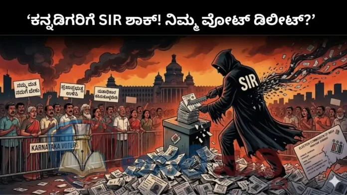 SIR: ಪ್ರಜಾಪ್ರಭುತ್ವದ ಹೆಸರಲ್ಲಿ ‘ರಕ್ತರಹಿತ ನರಮೇಧ’! ರಾಜ್ಯಕ್ಕೆ ಕಾಲಿಟ್ಟ ಎಸ್‌ಐಆರ್; ಎಷ್ಟು ಲಕ್ಷ ಕನ್ನಡಿಗರ ವೋಟ್ ಡಿಲೀಟ್ ಆಗುತ್ತೆ ಗೊತ್ತಾ?